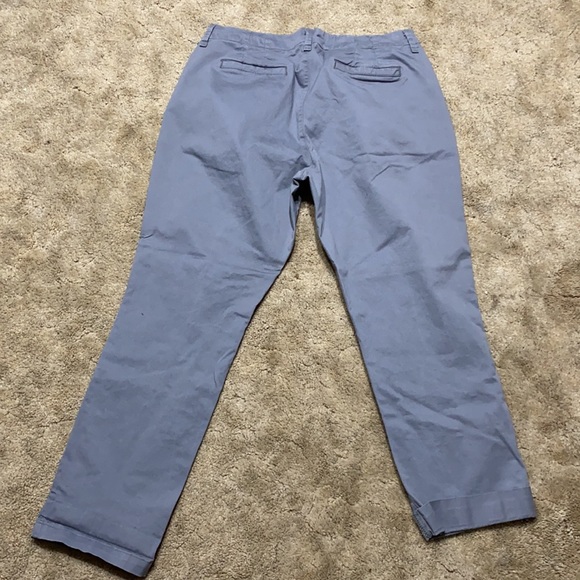 LN women’s Lee Tailored Chino Slim Straight Leg in gray size 16M - Picture 6 of 6